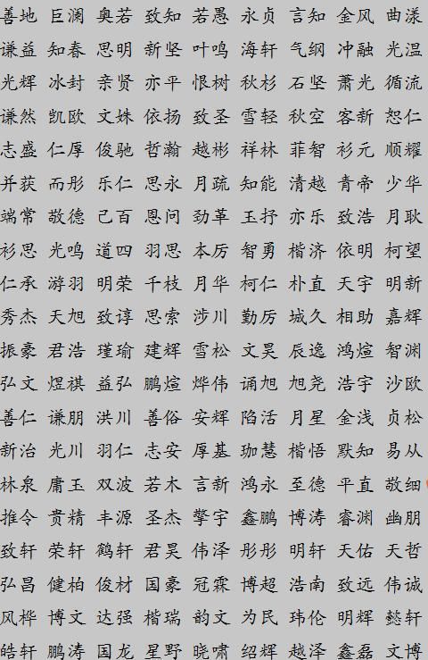 起名字大全男孩生辰八字起名免费,给新生儿起名字大全男孩免费图2