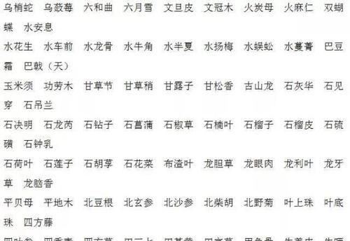 好听的中药名字男孩子,有哪些好听的中药材名字可以用作人名图3