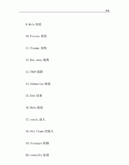 好听英文名网名,英文昵称简短好听霸气网名好看的英文字体图1