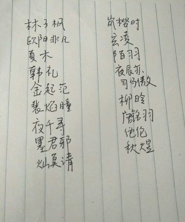 小说男生名字简单干净,小说男生名字、、图2