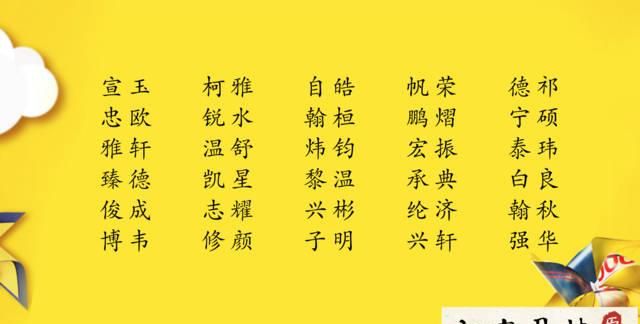 鼠宝宝起名宜用字大全,鼠年宝宝起名带什么字好听图2