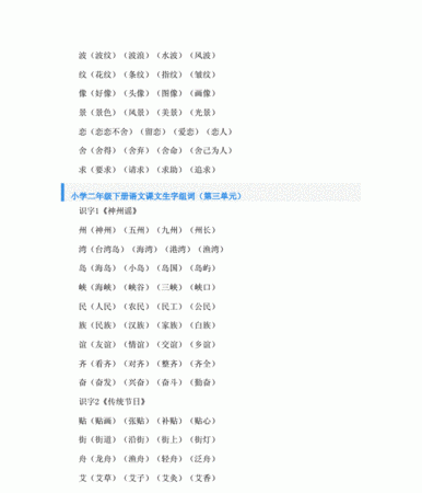 恋组词二年级下册,恋的组词是什么啊图1