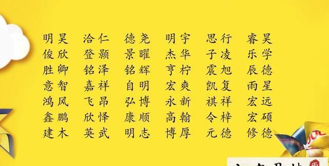 男宝宝名字大全2020洋气,男孩名字简单大方洋气2021年图1