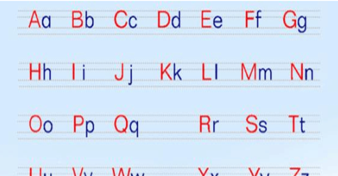 拼音26个字母,26个字母拼音怎么写?图1