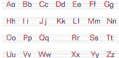 拼音26个字母,26个字母拼音怎么写?图4