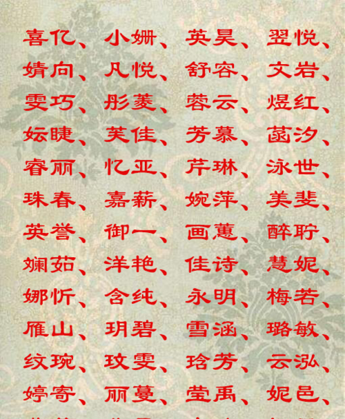 子字取名女孩子洋气,起名字图1