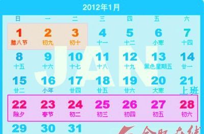 春节是几月几日,202|年春节是几月几日日图4