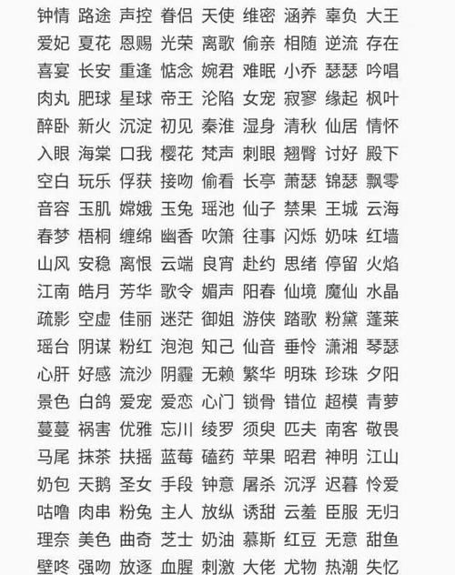 两个字名字古风,两个字的好名字古风图4