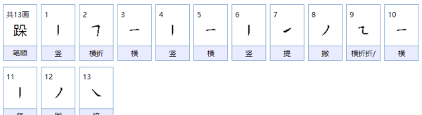 跺字组词和部首,跺组词和拼音怎么写图4