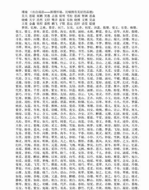 00个好听的男孩名字,姓陈独一无二的好听女孩名图1