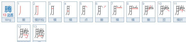 腾的拼音和组词语,脱是多音字吗?读什么图2