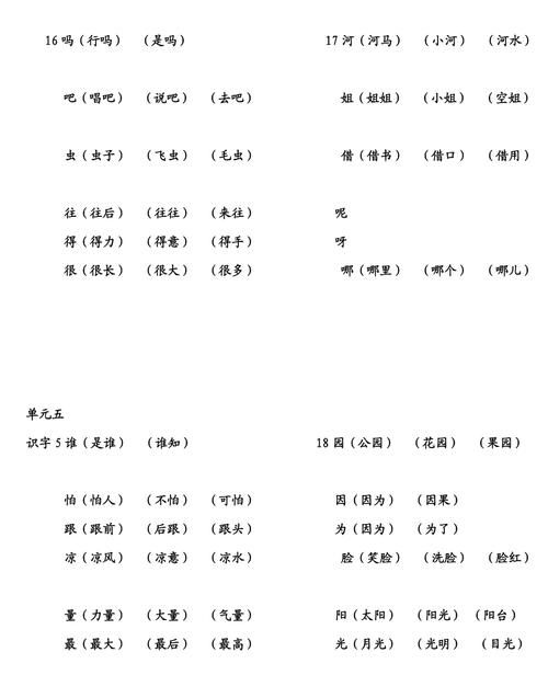 五组词有哪些呢,五的组词有哪些呢图3