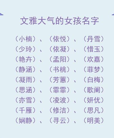 最好的女孩名字,有哪些好听的女孩名字带水字旁图2