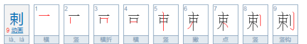 剌组词和拼音,剌的多音字组词图1