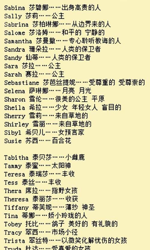 女生英文名字好听的,好听的女生英文名字图7