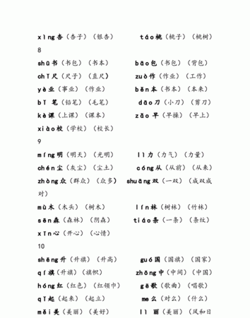 从组词一年级上册,从的组词有哪些图12