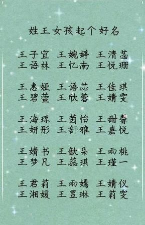 王姓宝宝起名字大全,王姓名字大全男孩名字王姓名字大全图3