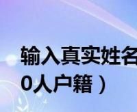 姓名查询系统找人,知道名字怎么查一个人的全部信息图4