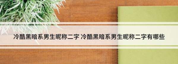 冷酷黑暗系男生昵称,微信网名男生霸气冷酷好听二个字图7