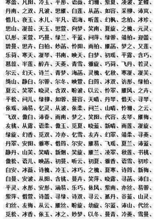 姓名大全000参考名字女,女孩子起名字寓意好的字有哪些2022年图4