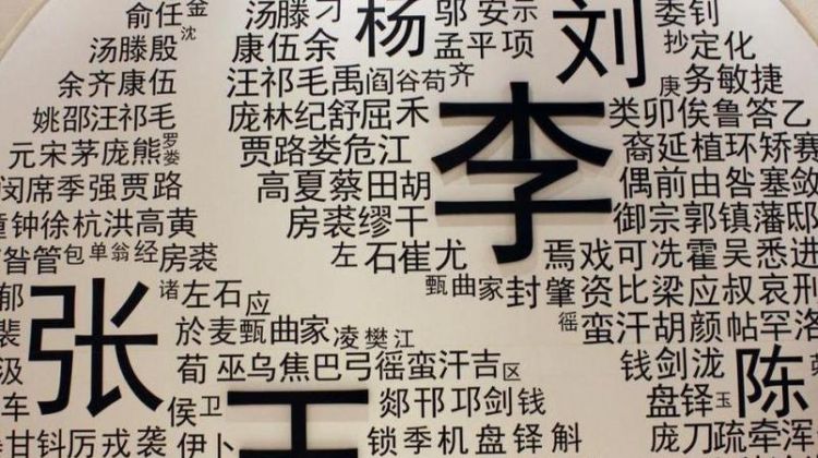 百家姓最新排名202,人口普查姓氏排名图2