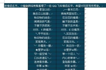 非主流火星文情侣网名,要个好听点的情侣网名英文图1