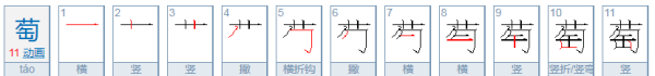 萄组词20个,萄字组词有哪些图4