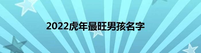 2022虎年最旺男孩名字,2022虎年最旺男孩名字姓郭图2