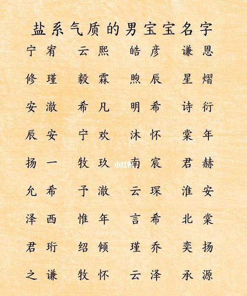 洋气的男孩名字叠字,缺水简单好听的男孩名字图4