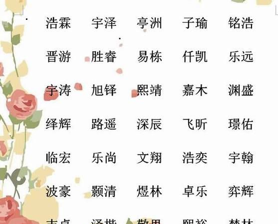 男小孩取名字大全,孩子起名2022男孩图1