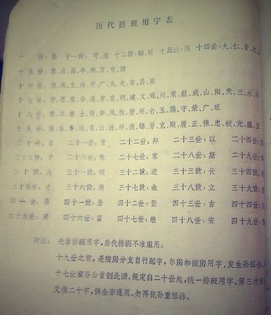 张家的家谱40字辈,张氏族谱字辈大全山东图1