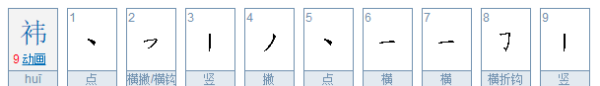 祎和袆的区别yi,字不知道怎么读怎么办图2