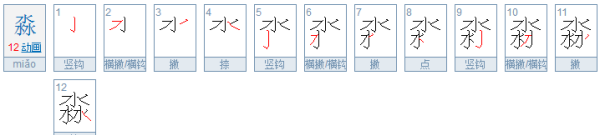 淼是什么意思,淼是什么意思图3