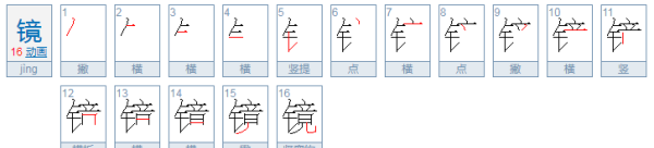 镜的组词,镜子的镜字组词图3