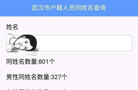 在哪查同名同姓的人,全国同名的人有多少图2