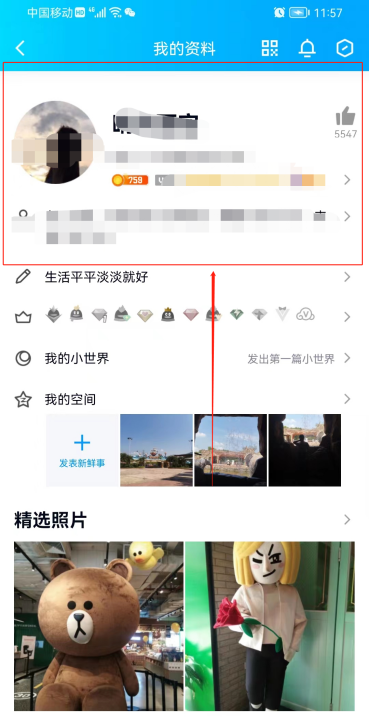 qq个性名片怎么取消,qq怎么取消自定义封面设置图8