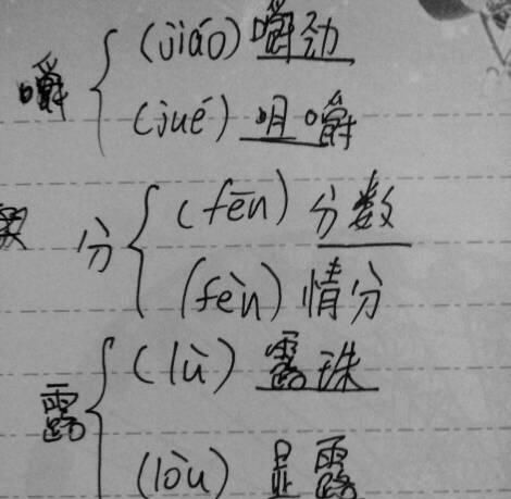 露组词 多音字,露的多音字怎么组词语图2