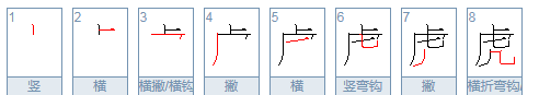 虎的部首,虎的偏旁部首是什么图3