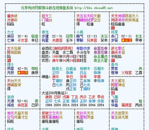 紫微斗数免费排盘,最准紫微斗数在线排盘下载图4