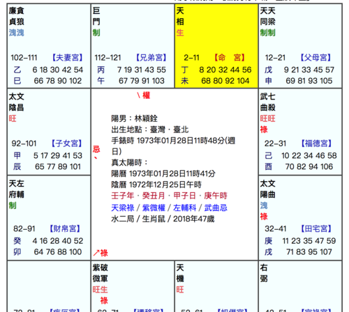 紫微命盘在线查询,紫微星盘在线查询免费算命图2