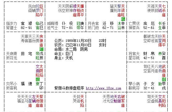 紫微命盘在线查询,紫微星盘在线查询免费算命图3