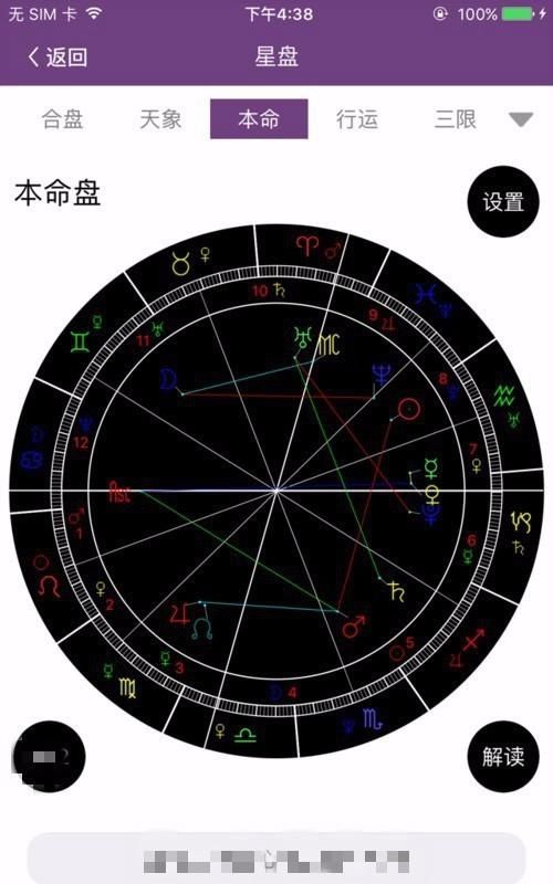 星盘排盘免费查询,上升星座星盘查询图1