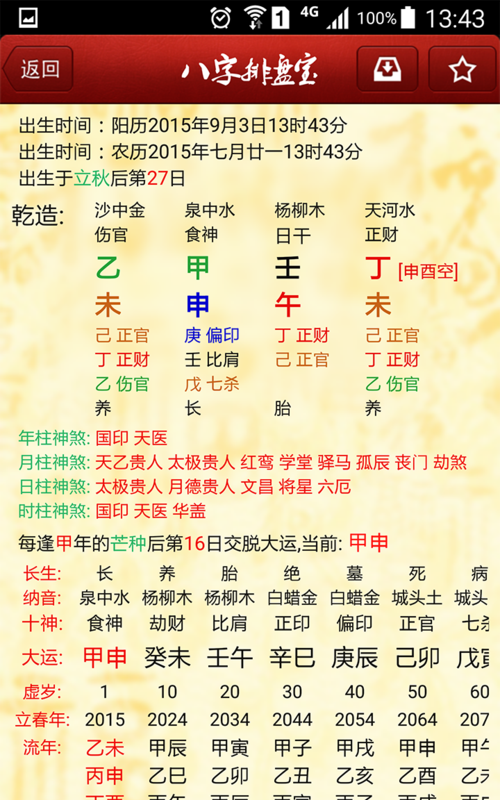 精准四柱八字排盘详解
,八字排盘知识详解图4