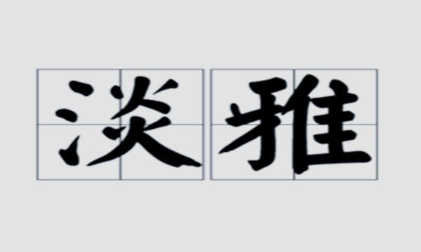 淡雅的拼音怎么拼写,淡雅的拼音和解释是什么意思图1