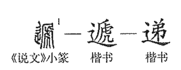 递的笔顺,递的笔顺图5