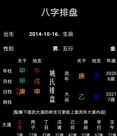 生辰八字排盘算命详解,周易免费四柱八字排盘详解图4