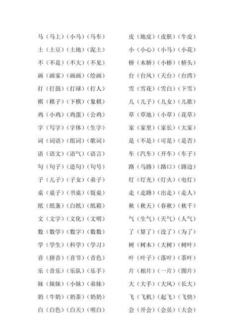 大组词00个一年级,大的组词有什么图2