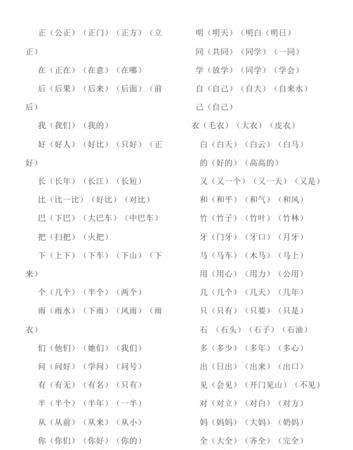 门组词一年级上册,门字的组词有哪些图1