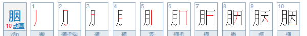 月字旁的字有哪些字,月字旁的字有哪些图2