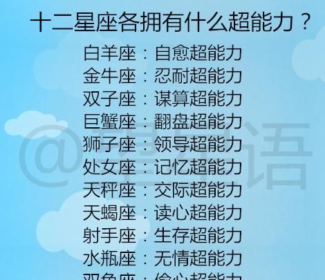 十二星座四字概括,用四个字形容十二星座的性格图4